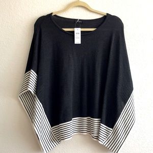 Kimono sleeved poncho